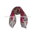 Leopard Printed Chiffon Silk Scarf